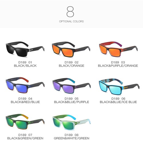 DUBERY Occhiali da Sole Polarizzati Uomo Sport Guida Pesca UV400 Paralume Occhiali Unisex - Foto 5 di 14