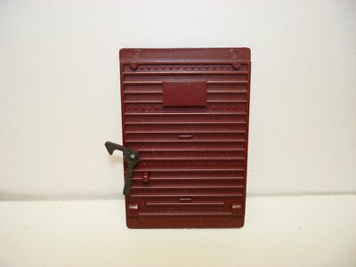 Tuscan Brown Plastic Door for American Flyer Box Car [Lot CF3-PA9]