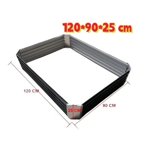 Raised Garden Bed Planter Outdoor Herb Flower Vegetable 90x90/90x120cm/120x120cm - Picture 8 of 12