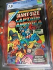 GIANT-SIZE CAPTAIN AMERICA #1  1975 CGC Grade 7.0 ,White Pages, Lee & Kirby!