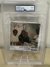 Kendrick Lamar Signed Autograph CD Cover Good Kid Maad City PSA DNA Slab Mint 9
