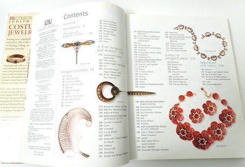 Judith Miller Costume Jewelry Hardback Book DK Collectors Guide Colored