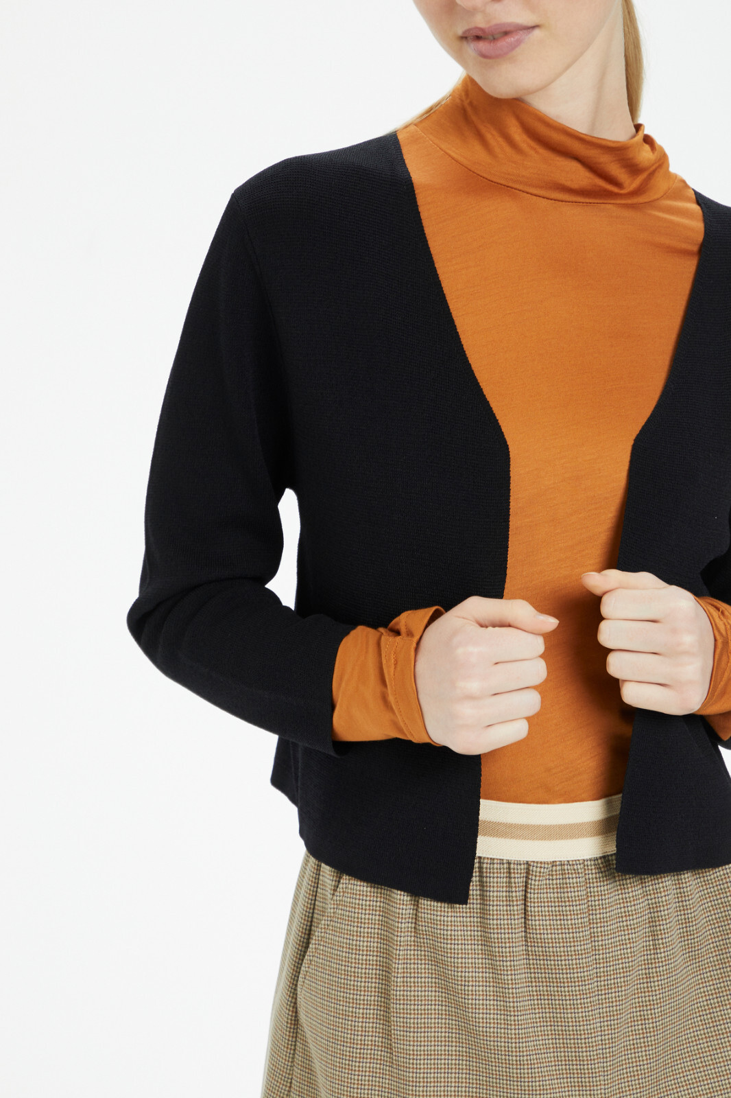 CREAM 10606047 BOLERO CARDIGAN / BLACK / 38 M eBay