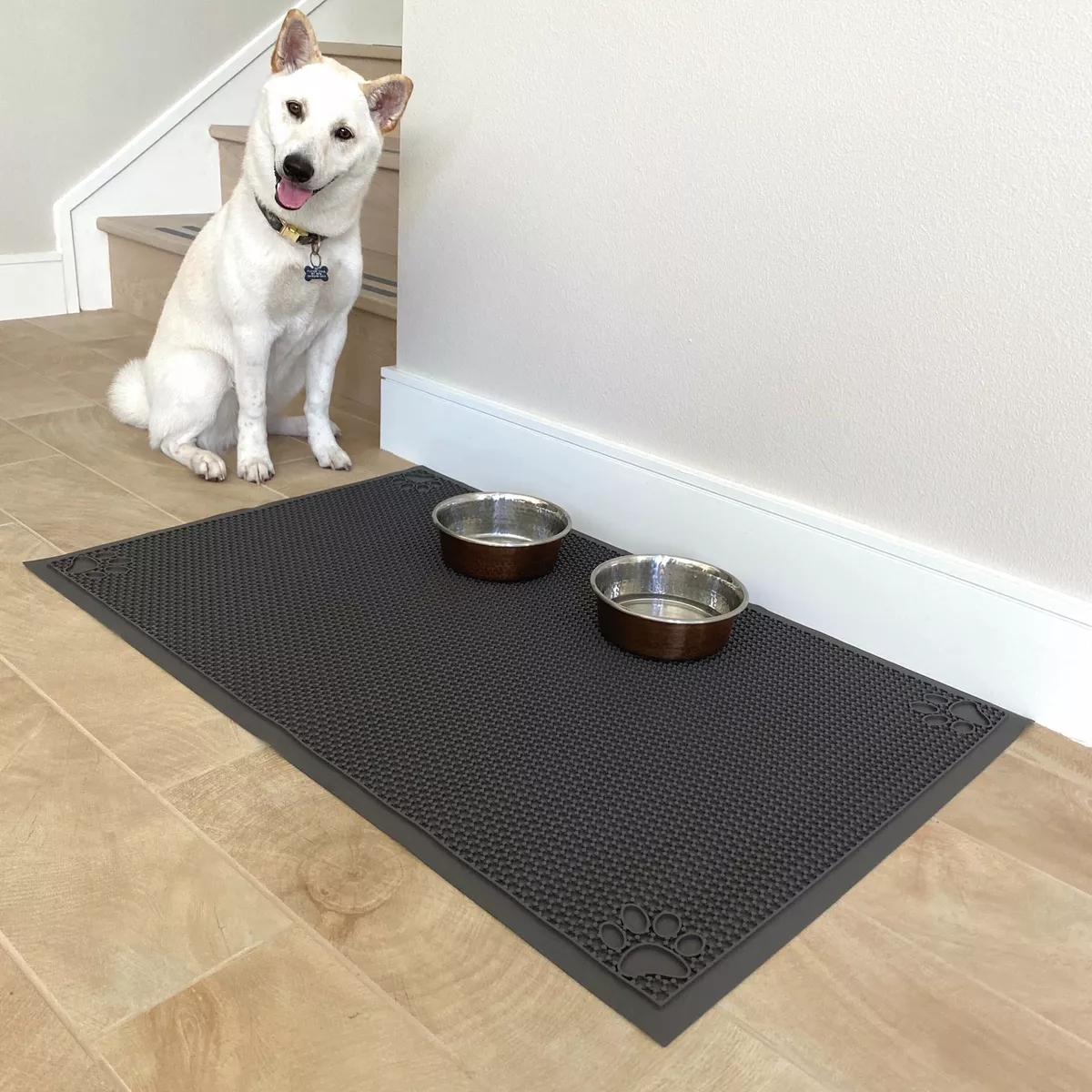 Water Trapper Mat For Dog Dishes