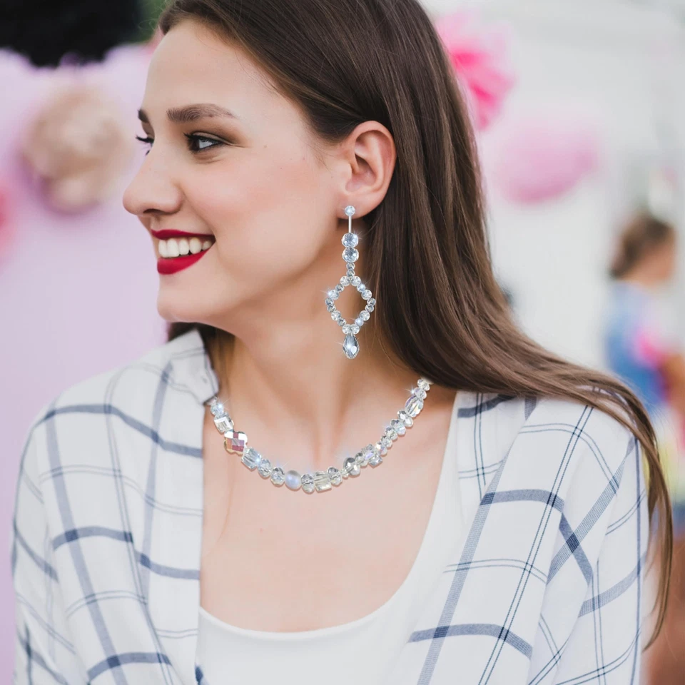 636 piezas cuentas de vidrio para hacer joyas, cuentas de cristal surtidas con cuentas sueltas f Foto 2 de 4