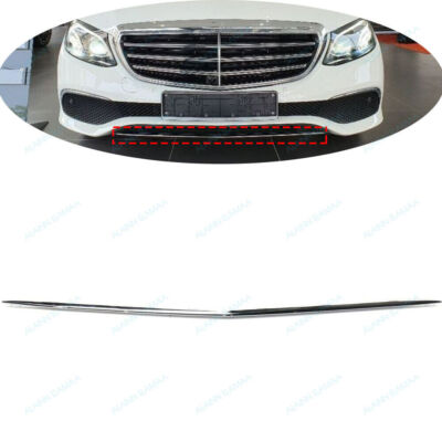  Front Bumper Molding Trim For 2016-20 Mercedes Benz E Class E300/350 Non Sport
