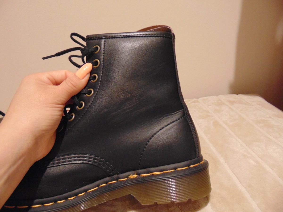 Dr.Martens Womens 14045 Black Smooth Leather Boots Size 8L | eBay