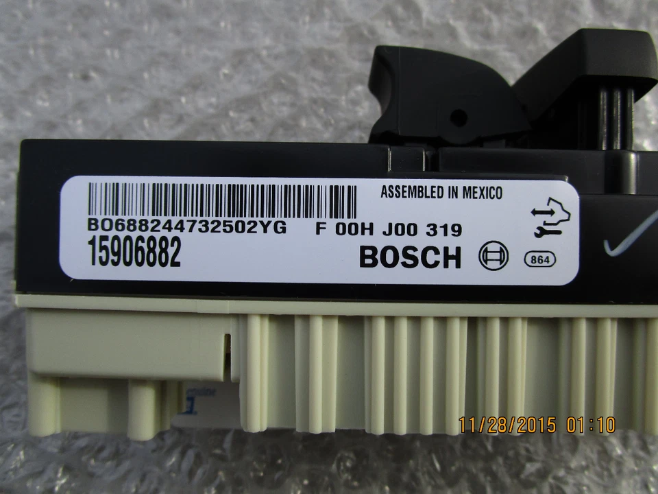 07 - 13 CADILLAC ЭСКАЛЕЙД ESV EVT ПЕРЕДНИЙ ПАССАЖИРСКИЙ БОКОВОЙ ВЫКЛЮЧАТЕЛЬ СТЕКЛОПОДЪЕМНИКА НОВЫЙ - Изображение 4 из 4