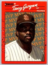 1990 Donruss Bonus MVPs #BC‑4 Tony Gwynn HOF – San Diego Padres – Baseball Card