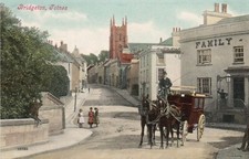 early colour POSTCARD - Bridgeton (Bridgetown), Totnes, Devon
