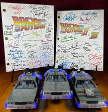 Back to the Future Trilogy Scripts Signed - Autograph Reprints- Marty McFly