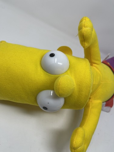 Bart Simpson Swimming Doll Plush Shark Fin 20" The Simpsons Cartoon - Picture 4 of 8