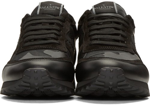 Authentic Valentino Rockstud Black Camo 