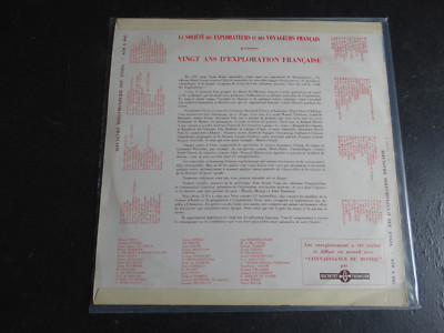 LP Vingt Ans D'Exploration Francaise - Bombard Cousteau/Very Bon