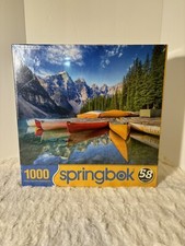 Springbok "Calm Canoes" jigsaw puzzle, new-sealed, 1000 pieces, USA-made