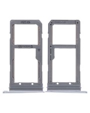 Replacement Dual Sim Card Tray Compatible For Samsung Galaxy S7 Edge Black