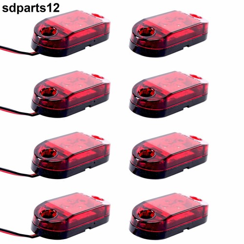 Rouge 24v Smd 6 Led Feu De Gabarit Avant Arriere Pour Camion Remorque Caravane E