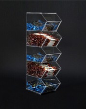 Contenitore espositore da banco Porta Caramelle 5 piani, goleador, Snack, gomme