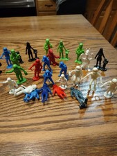 VintageTimmee,MARX,MPC Plastic Space Soldiers Astronaut Men Figures - 1960's-70s