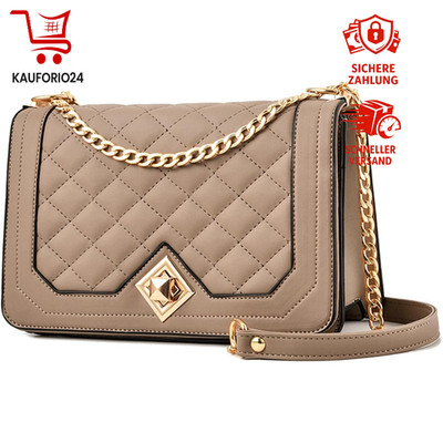 Umhängetasche Damen Leder Klein Schulterriemen Crossbody Bag Multifunktionstasch