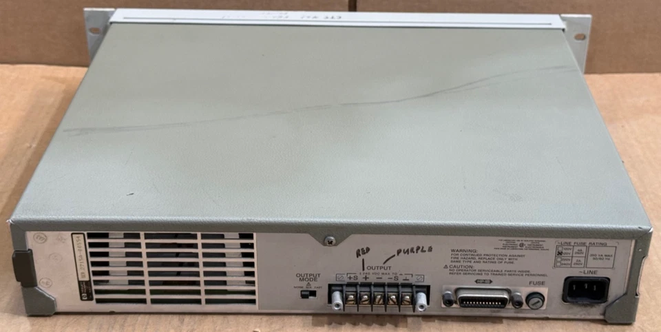 HP 6632A 0–20 V / 0–5 A 100 W DC Power Supply – Bench-Tested - Image 3 of 3
