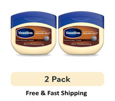 Vaseline Original Cocoa Butter Moisture Petroleum Jelly, 13 oz pack of 2