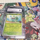 Pokémon TCG Bulbasaur 001/165 Scarlet & Violet 151 Best Buy Reverse Holo CGC 9