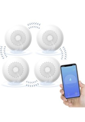 Wireless Water Detector Leakage Alarm 4 Pack