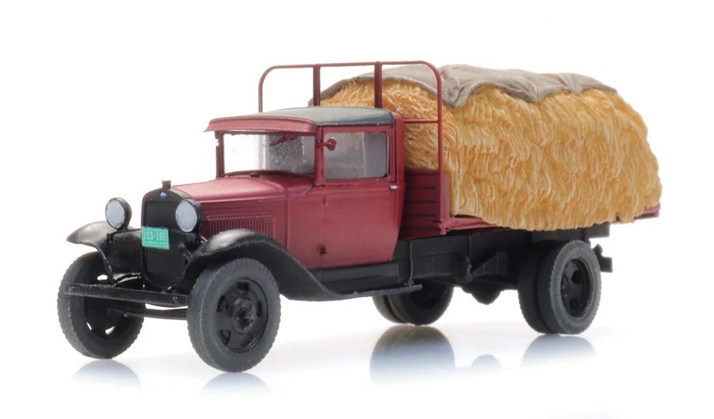 Artitec 387.502 Camion Ford AA Miniature 1/87 Résine avec Chargement de Foin