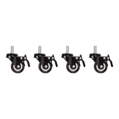 LANBERG Threaded Wheels and Brake for Rack 19