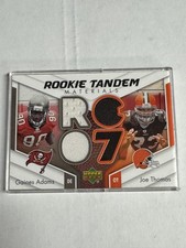 2007 Upper Deck #RTM-AT Gaines Adams Joe Thomas HOF MEM Rookie RC Tandem