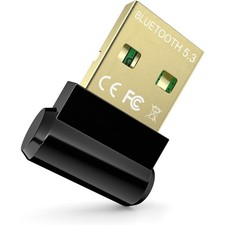 Plug and Play USB Bluetooth 5.3 Mini Adapter Dongle for PC Desktop Laptop,