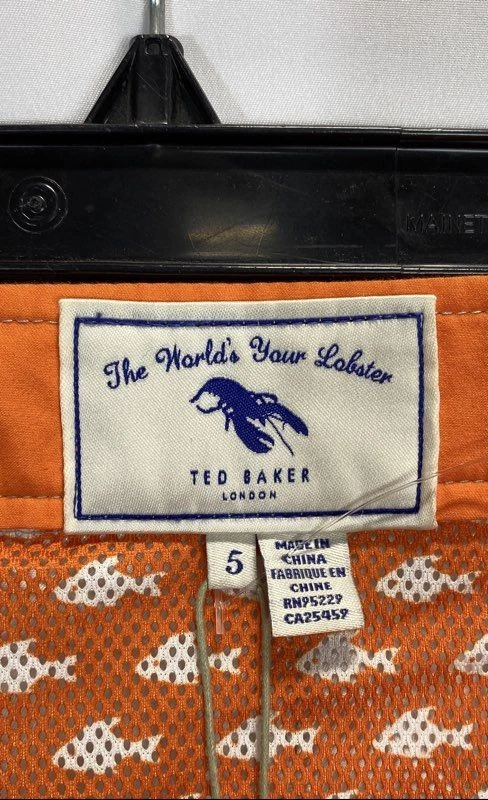 Ted Baker Men Multicolor Floral Polyester Swim Trunk Shorts Size 5 NWT - Image 3 of 4