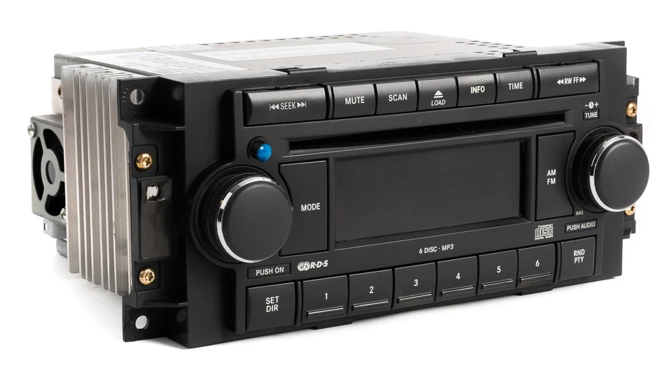 Jeep Dodge Chrysler AM FM 2004-10 6 reproductores de CD radio con Bluetooth RAQ P05064072AF Foto 2 de 4