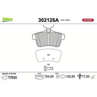 Valeo BremsbelÄGe Satz Hinten Passend FüR CitroËN C4 DS4 DS5 DS Peugeot 3008 308