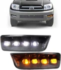 For Toyota 4Runner 2003-05 LED Front Bumper Daytime Running Light Turn Fog Lamp