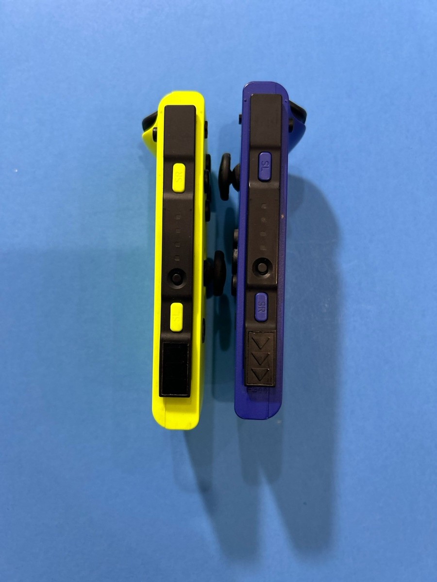 Nintendo Switch Joy-Con Controllers Dark Blue and Neon Yellow Set