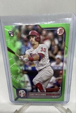 2022 Bowman - Luke Williams #11 Neon Green Border /399 (RC)