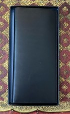 Mercedes Benz Logo Bifold Leather Wallet Business Credit Cards/Paper Black NIB