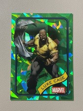 2025 Topps Chrome Marvel Comics Sapphire Edition Green /99 Luke Cage #111