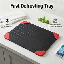 Fast Defrosting Tray Aluminium 8X Faster For Frozen Meat Quick Thaw Kitchen Tool