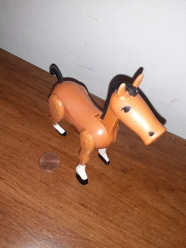 Vintage Fisher-Price Little People BROWN HORSE Farm Figure