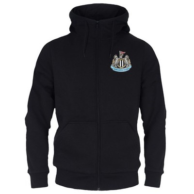 Newcastle United Herren Hoody Reißverschluss Fleece OFFIZIELLES Fußball Geschenk