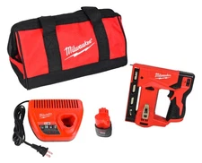Milwaukee M12 12-Volt Lithium-Ion Cordless 3/8-Inch Crown Stapler Kit