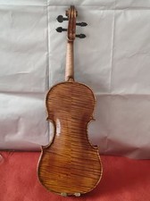 Professional 4/4 violin Solid European flamed maple back spruce top hand carved