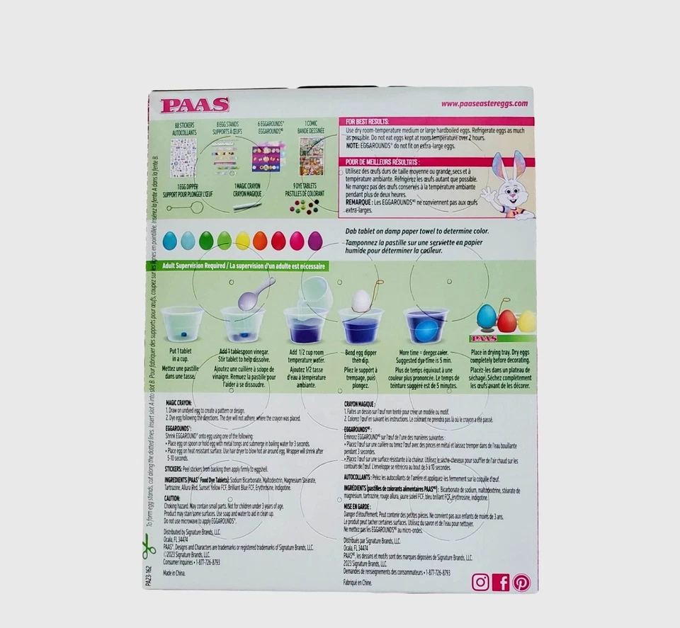 多色蛋装饰套件 2 至 3 英寸标准尺寸工艺美术多种... — 第 2/2 张图片