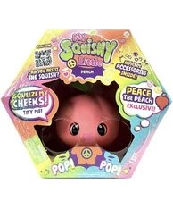 Pop My Squishy Little Peach Peace The Peach Exclusive Interactive Doll By WowWee