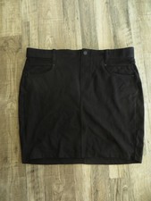Liverpool Los Angeles Skirt Womens 14/32 Black Pencil Short Stretch Knit