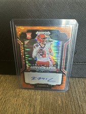 2025 Panini Prizm Draft Picks Kyle McCord Orange Pulsar Auto /75 RC