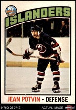 1976 O-Pee-Chee NHL #93 Jean Potvin Islanders 7 - NM